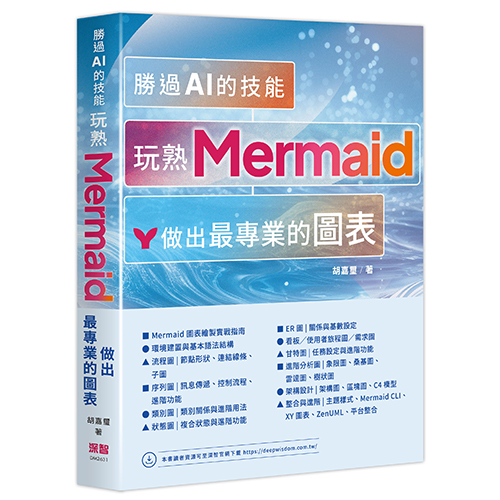 勝過 AI 的技能 - 玩熟 Mermaid 做出最專業的圖表 DM2631